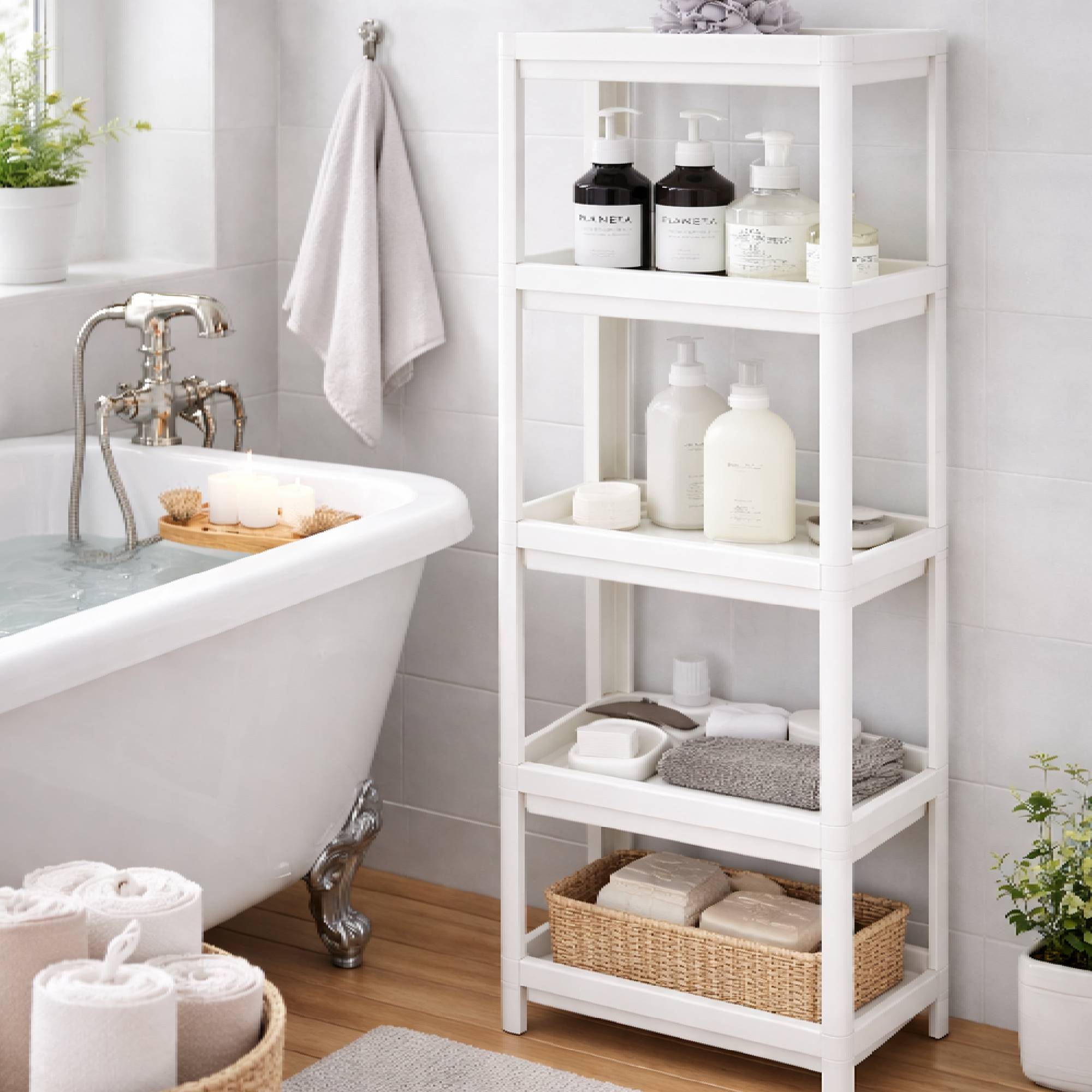 4 Layer Multipurpose Plastic Rack - Image 4
